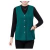 Womens Spring Autumn Thin Waistcoat Jacket Cloth Waistcoat Vest Tank Top Outerwear Innerwear; Green