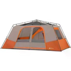 11 Person 3 Room 14' x 14' Instant Cabin Tent ,with Private Room.large front awning for protected entry ,depression mounted tent