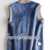 Men's V-Neck Autumn Vest Coat Winter Warm Vest Knitwear Fleece Lined Waistcoat Sleeveless Jacket; Navy Blue