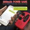 Storm Safe Emergency AM/FM/NOAA Weather Band Radio With Solar Flash Light And Built-in Phone Charger