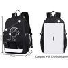 Luminous Backpack Noctilucent School Bags Daypack USB chargeing Port Laptop Bag