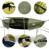 Night Cat Flat Lay Hammock Tent with Mosquito Net Waterproof Rainfly Storage Room for 1 Person Backpacking Hiking Camping