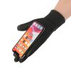 Cycling gloves fleece warm mountaineering skiing non-slip touch screen reflective gloves