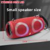 100W high power bluetooth speaker portable RGB colorful light waterproof wireless subwoofer360stereo surround TWS Caixa de som