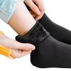 New Velvet Women Winter Warm Thicken Thermal Socks Soft Casual Solid Color Sock Wool Cashmere Home Snow Boots Floor Sock 1Pairs