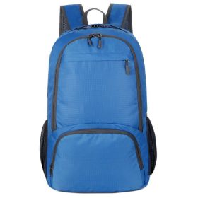 Foldable Lightweight Waterproof Backpack Travel Hiking Daypack (Type: Sports Bag, Color: Blue)