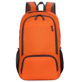 Foldable Lightweight Waterproof Backpack Travel Hiking Daypack (Type: Sports Bag, Color: Orange)