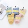 5Pairs Lot Winter Thickened Warm Woolen Socks Women's Striped Retro Wool New Year Christmas Gift Grils Socks TJ3140