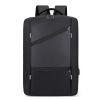 Men's Waterproof Backpack Casual Business Men Computer Backpack 15.6 Inch Laptop Bag Back Light Anti theft Travel Backpack Male