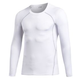 Men's Athletic Long Sleeve Compression Shirts Cool Dry Sport Workout Underwear Shirt,Athletic Base Layer Top (size: L)