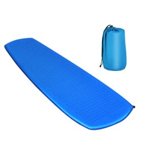 Hiking Outdoor Camping Lightweight Portable Sleeping Pad (Color: light blue)