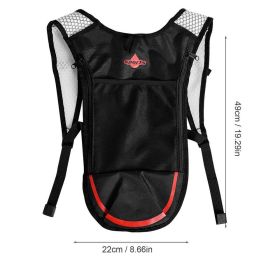 Hydration Pack Backpack Lightweight Camel Back Running Water Vest For Outdoor Trail Running Hiking Cycling Race Raving &Climbing (Color: Red)