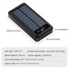 New 3 Style 20000mAh/5000 mAh Power Bank Wireless Charger Portable Fast Charging Outdoor Solar Powerbank