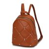 MKF Collection Hayden Quilted Vegan Leather with Studs Women Backpack by Mia K