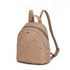 MKF Collection Hayden Quilted Vegan Leather with Studs Women Backpack by Mia K