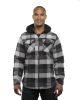 Burnside B8620 Men's Hooded Flannel Jacket