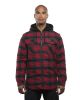 Burnside B8620 Men's Hooded Flannel Jacket