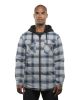 Burnside B8620 Men's Hooded Flannel Jacket