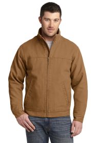 CornerStone Washed Duck Cloth Flannel-Lined Work Jacket CSJ40 (Color: Duck Brown)