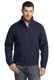 CornerStone Washed Duck Cloth Flannel-Lined Work Jacket CSJ40 (Color: Navy)