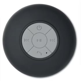 Ethos Waterproof Mini Drop Shower Speaker (Color: Black)