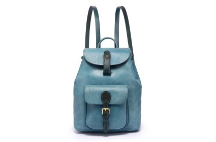 Old Trend Genuine Leather Isla Backpack (Color: Turquoise)