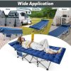 Folding Camping Cot for Adults with Mattress, Portable Camp Cot Bed Sleeping Cots with Pillow & Carry Bag for Office, Home Nap