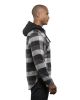 Burnside B8620 Men's Hooded Flannel Jacket