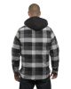 Burnside B8620 Men's Hooded Flannel Jacket