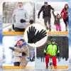 Unisex Winter Knit Gloves Touchscreen Outdoor Windproof Cycling Skiing Winter Warm Gloves