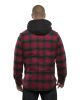 Burnside B8620 Men's Hooded Flannel Jacket