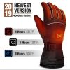 Winter USB Electric Motorcycle Gloves With Rechargeable Battery Men Women Waterproof Heated Thermal For Cycling Gear M/L/XL