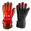 Electric Warm Heated Gloves 4000mA Battery Powered Heat Gloves Winter Sport Heated Gloves for Climbing Skiing Men Women Glove