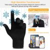 Unisex Winter Knit Gloves Touchscreen Outdoor Windproof Cycling Skiing Winter Warm Gloves