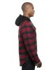 Burnside B8620 Men's Hooded Flannel Jacket