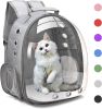 Cat Backpack Carrier Bubble Bag; Small Dog Backpack Carrier for Small Dogs; Space Capsule Pet Carrier Dog Hiking Backpack Airline Approved Travel Carr