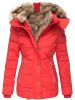 Plus Size Thick Fleece Lined Parka Coats; Women's Plus Plush Hooded Windproof Warm Down Outerwear Jackets With Pockets