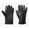 Men's Winter PU Leather Gloves, Warm Thermal Touchscreen Texting Typing