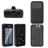 New 3 Style 20000mAh/5000 mAh Power Bank Wireless Charger Portable Fast Charging Outdoor Solar Powerbank