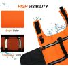 Ripstop Dog Life Vest; Reflective & Adjustable Life Jacket for Dogs with Rescue Handle for Swimming & Boating