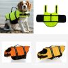 Ripstop Dog Life Vest; Reflective & Adjustable Life Jacket for Dogs with Rescue Handle for Swimming & Boating