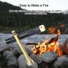 Metal Fire Piston Piston Mini Survival Gear Portable Compressed Fire Tube For Outdoor Camping Travel