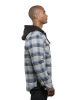 Burnside B8620 Men's Hooded Flannel Jacket