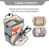 Sunveno Stylish Upgrade Diaper Bag Backpack Multifunction Travel BackPack Maternity Baby Changing Bags 20L Large Capacity