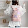 Mermaid Kids Backpack, Sparkly Sequins Backpack for Girls